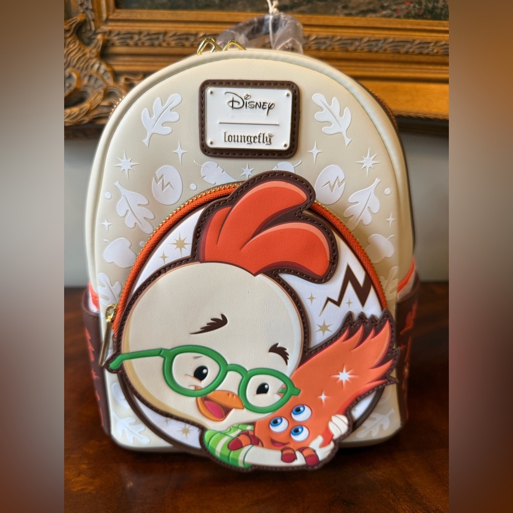NWT Loungefly Disney Chicken Little Kirby & Chicken Little Mini Backpack